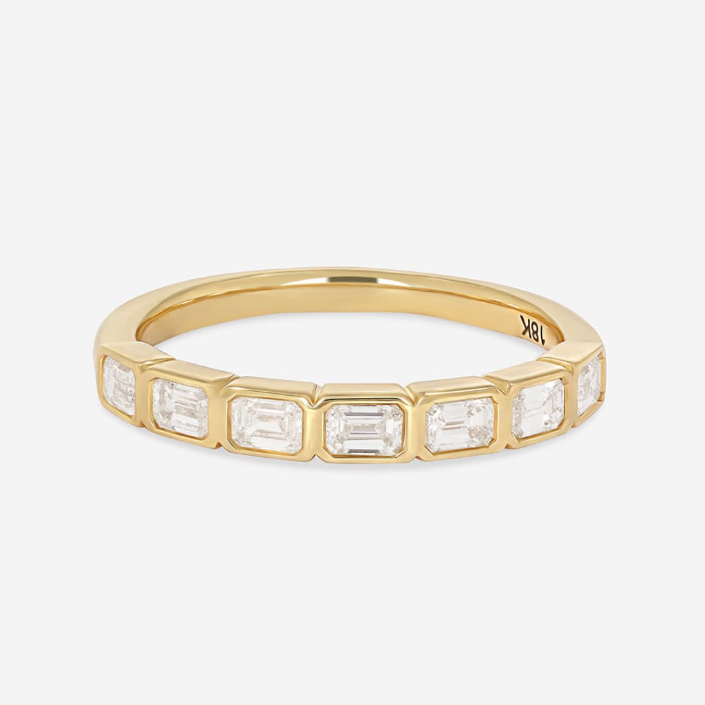 diamond ring on white background