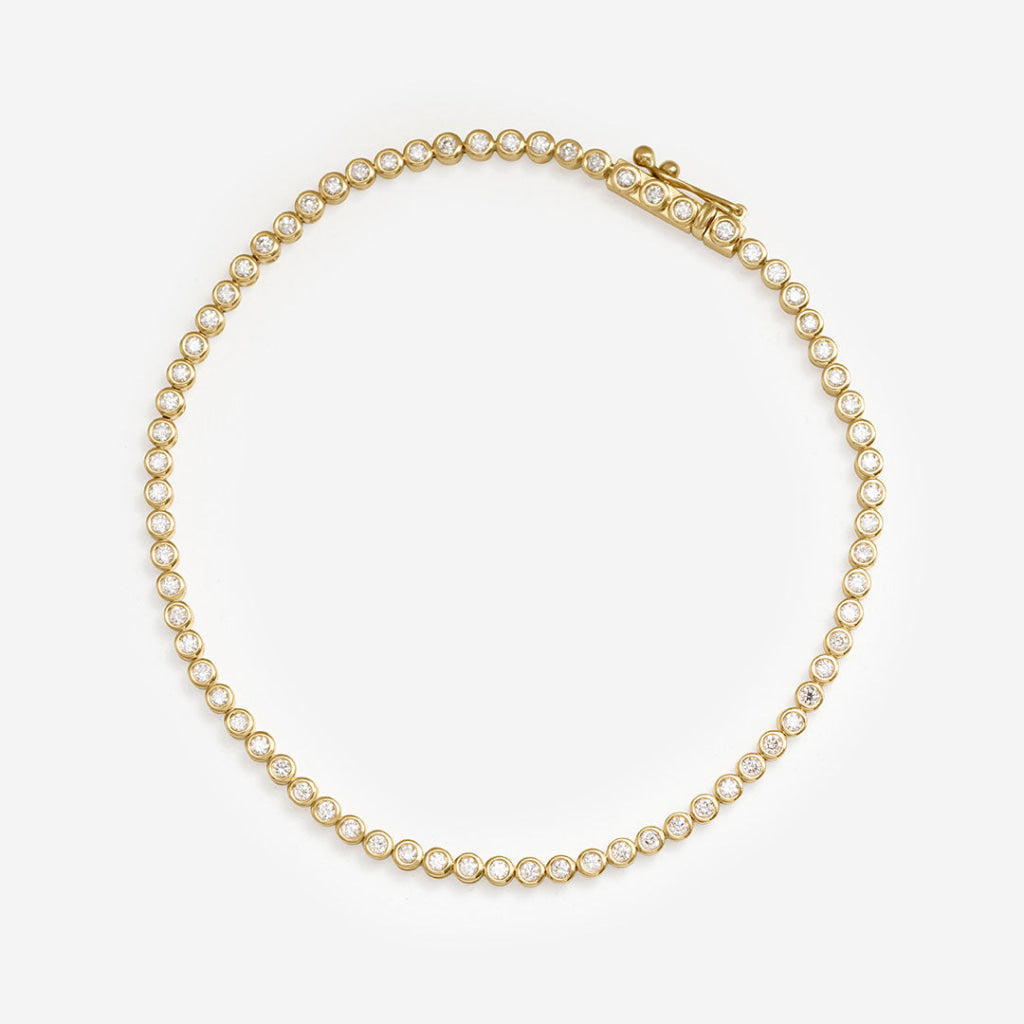 Lab Grown Diamond Tennis Bracelet - 1ct | 9ct Gold -