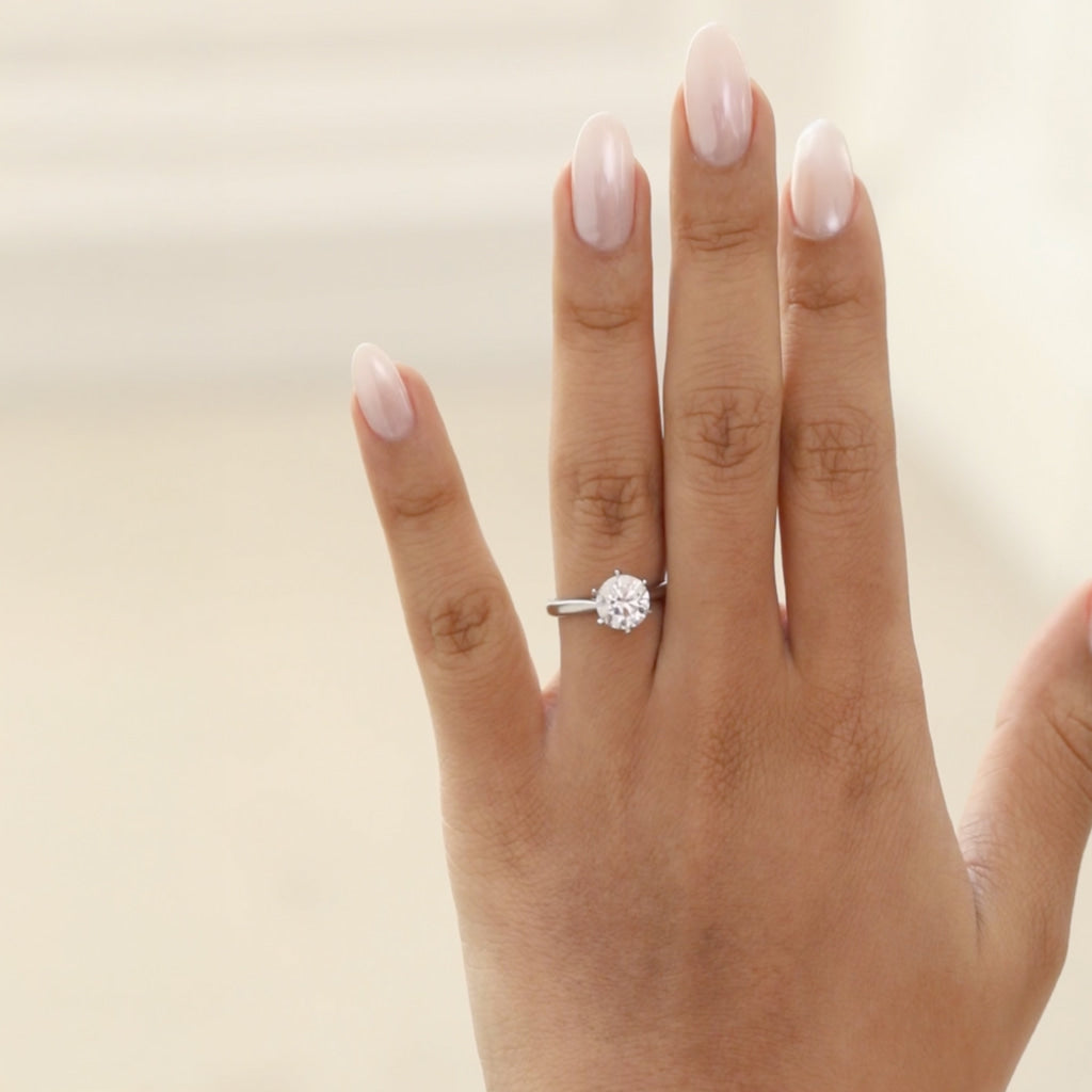 IMPERIAL 2ct | Round Solitaire Lab Grown Diamond Engagement