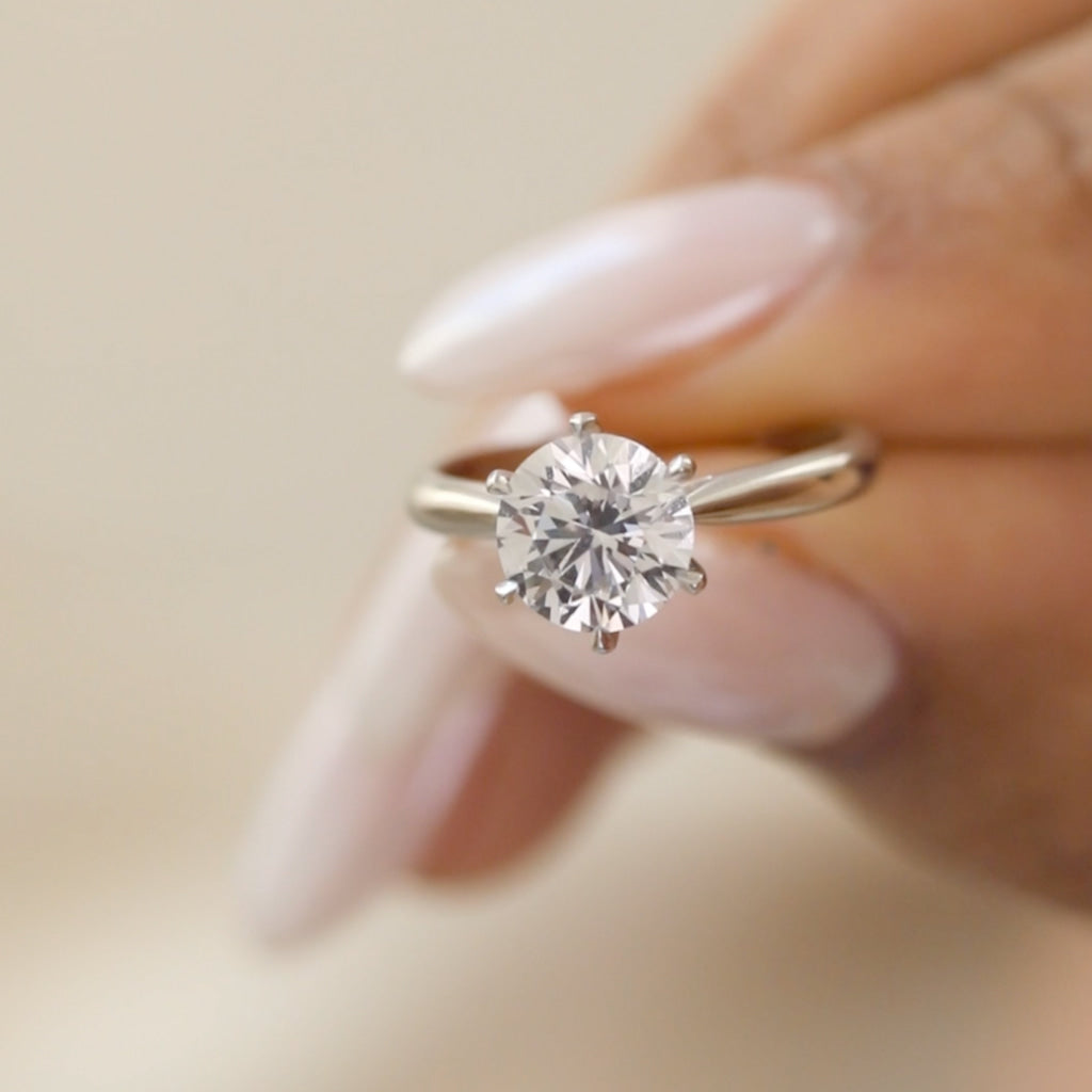 IMPERIAL 2ct | Round Solitaire Lab Grown Diamond Engagement