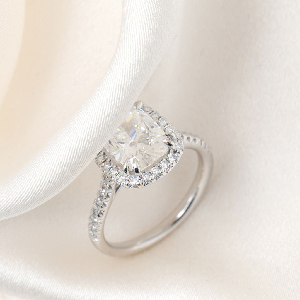 JORDAN | Cushion Solitaire Lab Grown Diamond Engagement