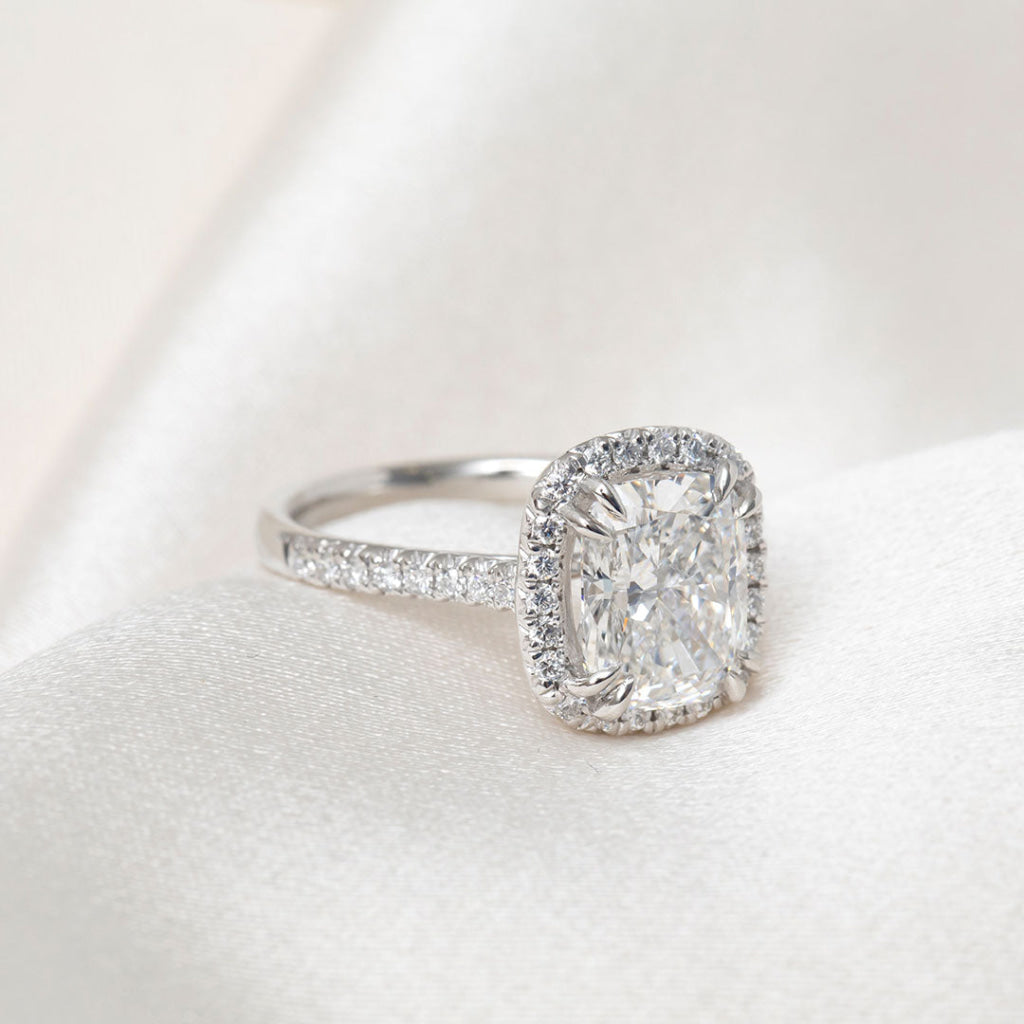 JORDAN | Cushion Solitaire Lab Grown Diamond Engagement