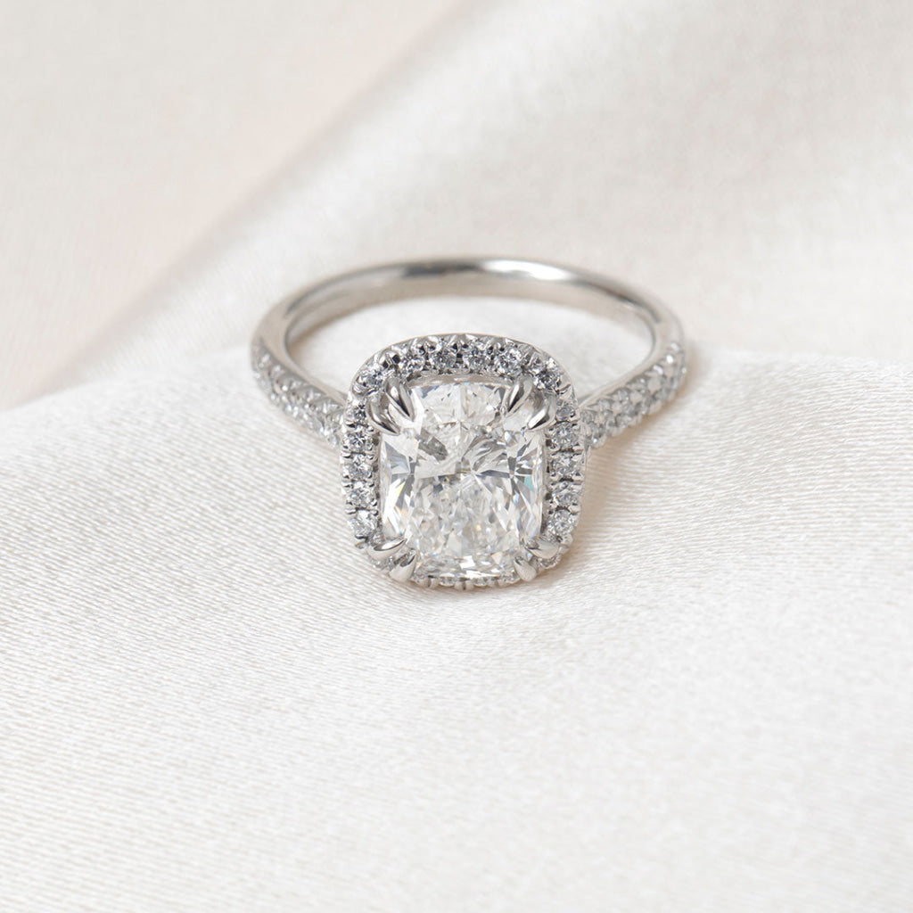 JORDAN | Cushion Solitaire Lab Grown Diamond Engagement
