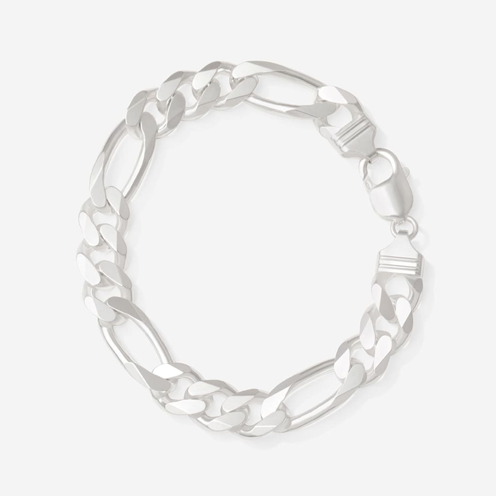 Keegan | 8’’ Sterling Silver Figaro Bracelet - Bracelet