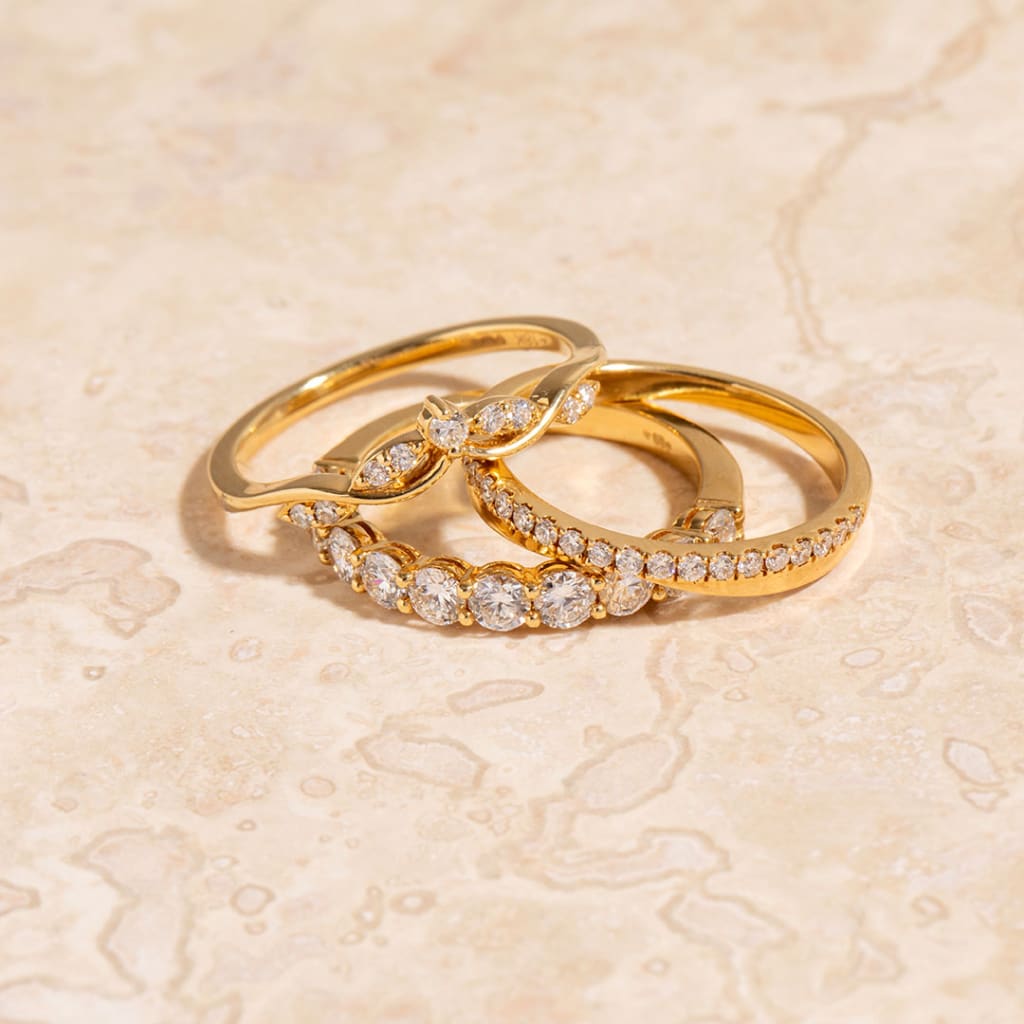KINGA | Diamond Wedding Ring - Rings