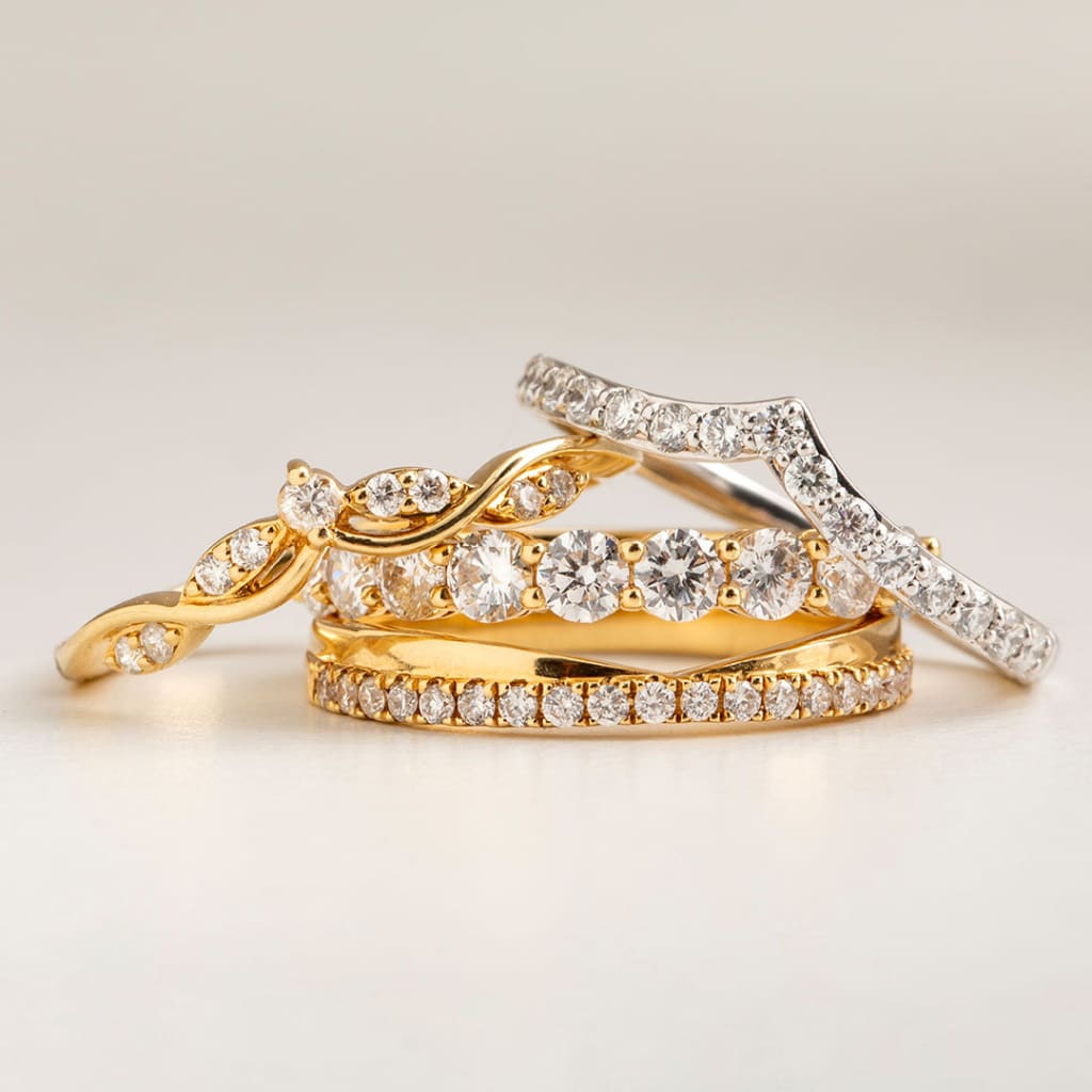 KINGA | Diamond Wedding Ring - Rings