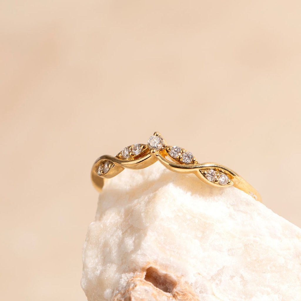 KINGA | Diamond Wedding Ring - Rings