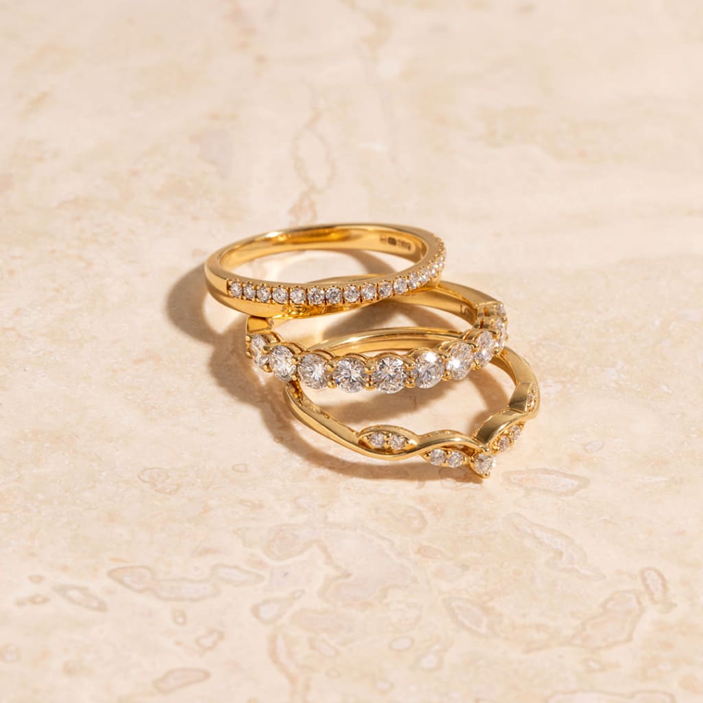KINGA | Diamond Wedding Ring - Rings
