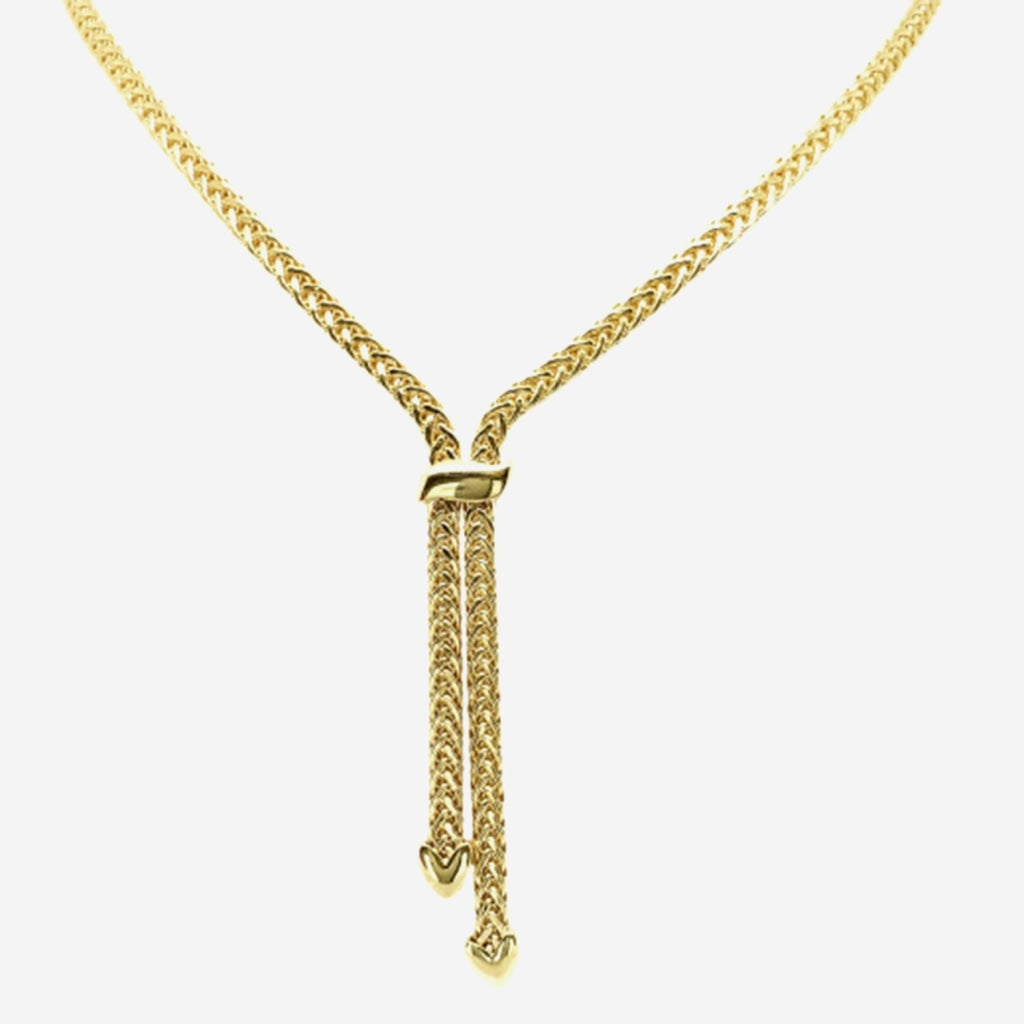 Lariat Necklace | 9ct Gold - Necklace