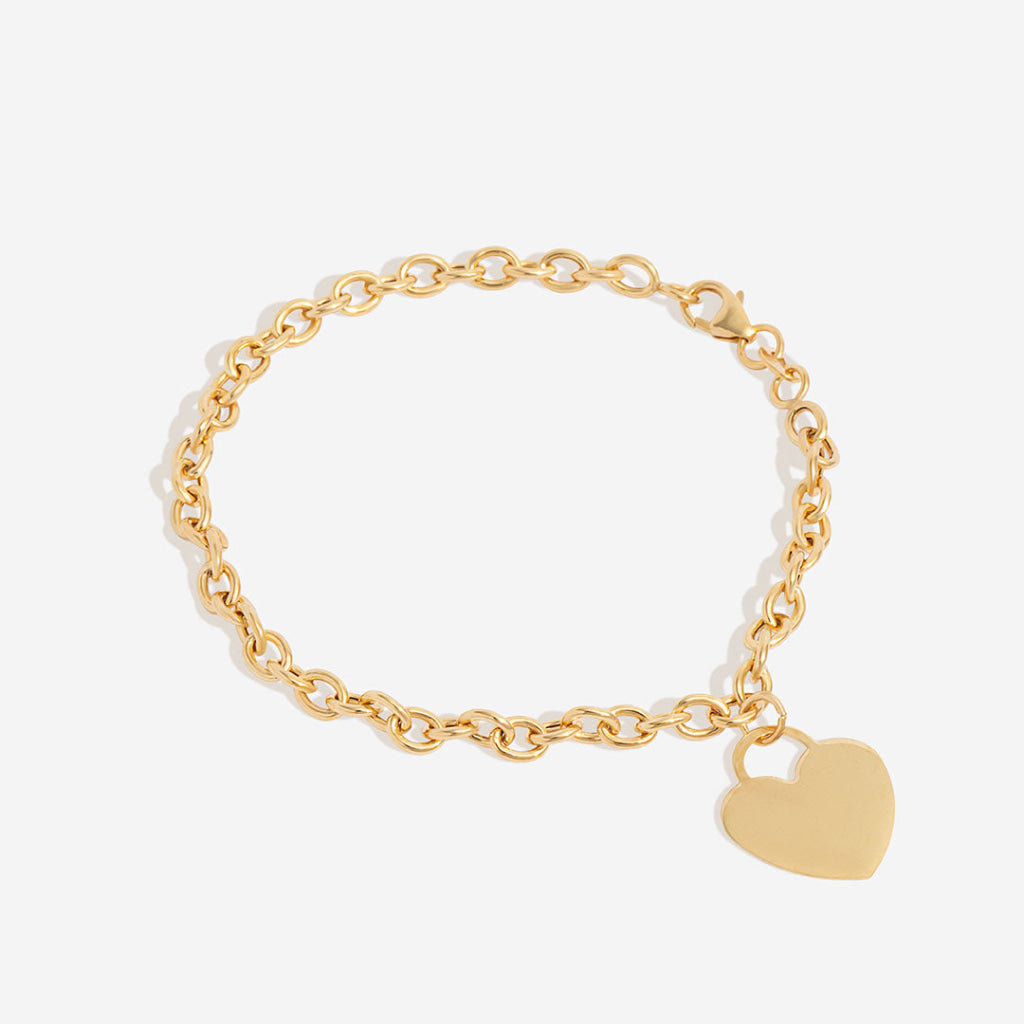 Listen To Your Heart Bracelet 9ct Gold Gear – Gear Jewellers