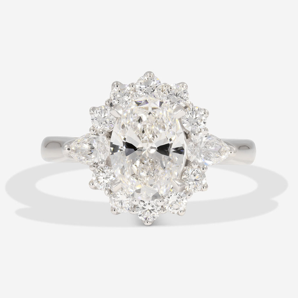 LUMA | Oval Solitaire Lab Grown Diamond Engagement Ring