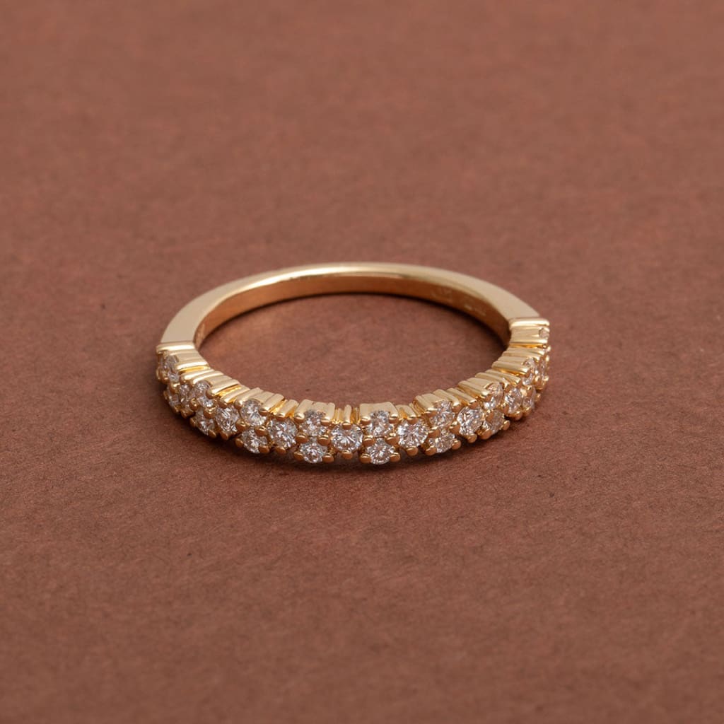 MARTHA 18ct Gold | Diamond Wedding Ring - Rings