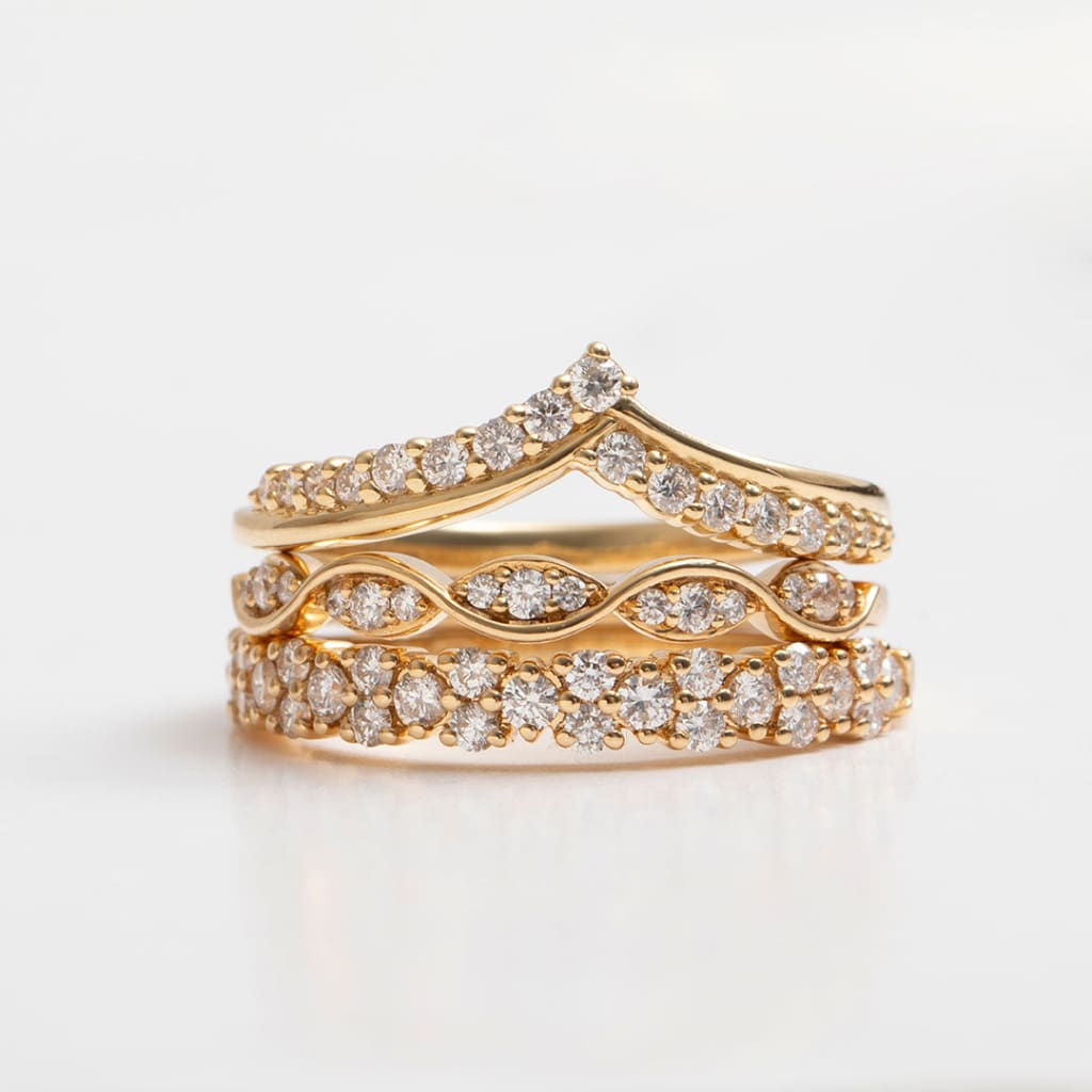 MARTHA 18ct Gold | Diamond Wedding Ring - Rings