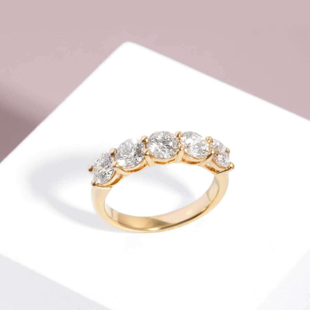 Melody Gold - 18ct Gold | Lab Grown Diamond Eternity Ring -