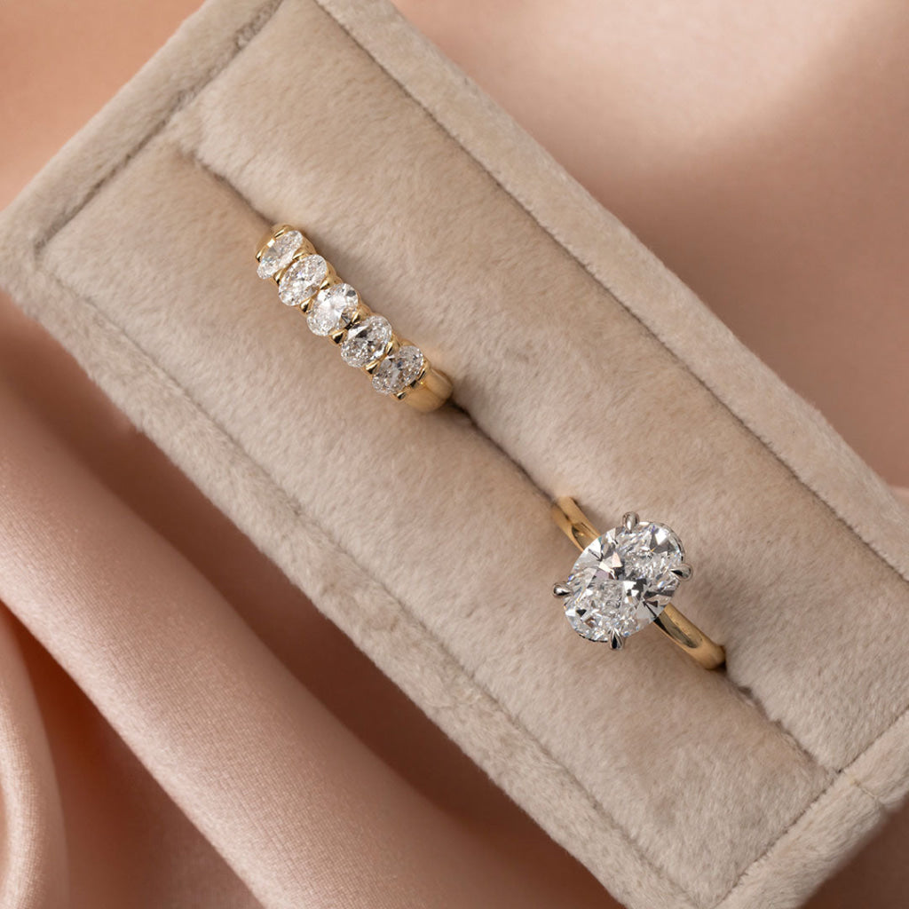 MIAMI 3ct | Oval Solitaire Lab Grown Diamond Engagement