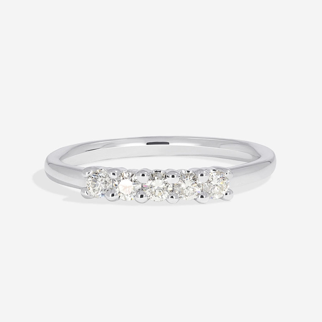 Middleton - Petite 5 stone diamond ring
