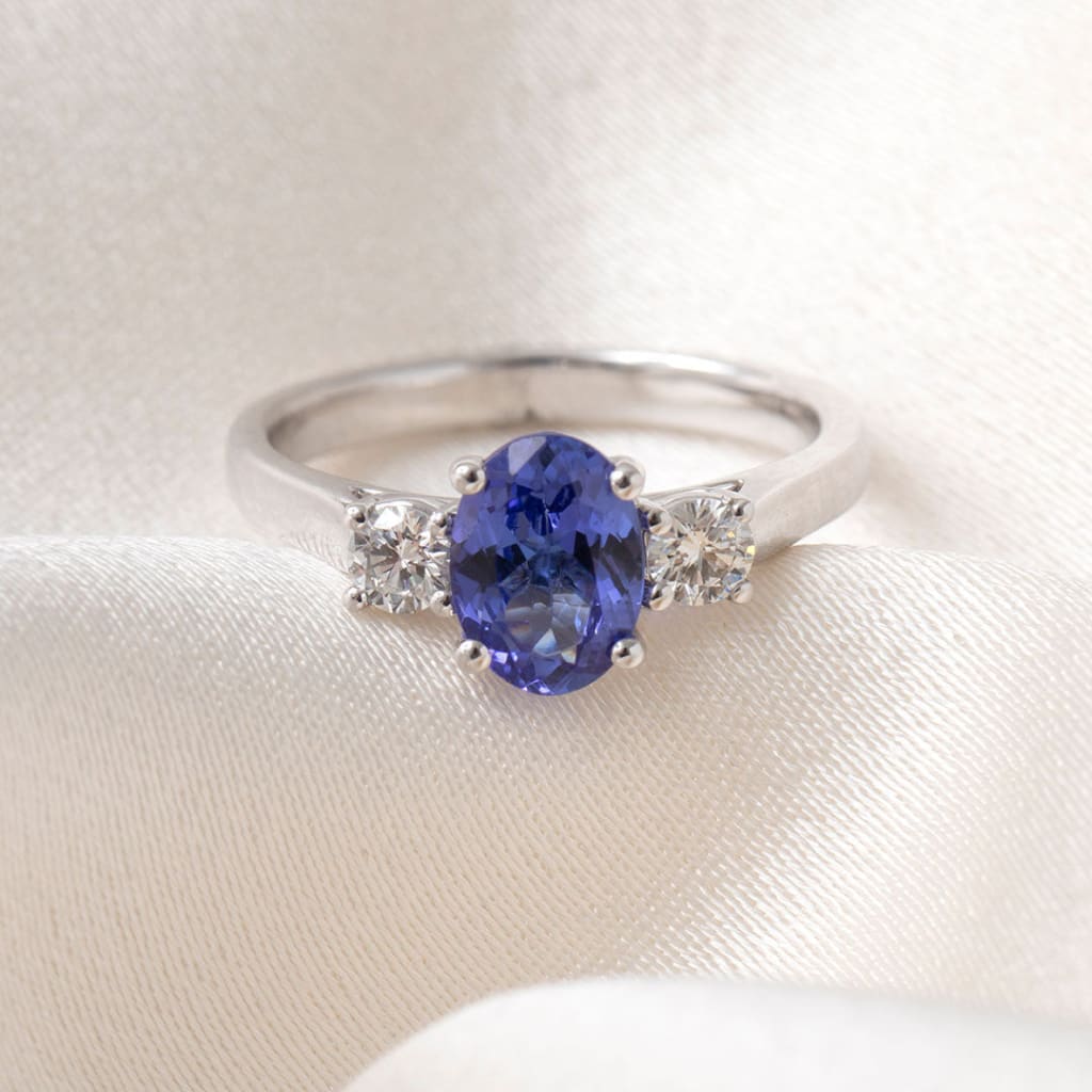MIDNIGHT | Tanzanite Diamond Ring - Rings