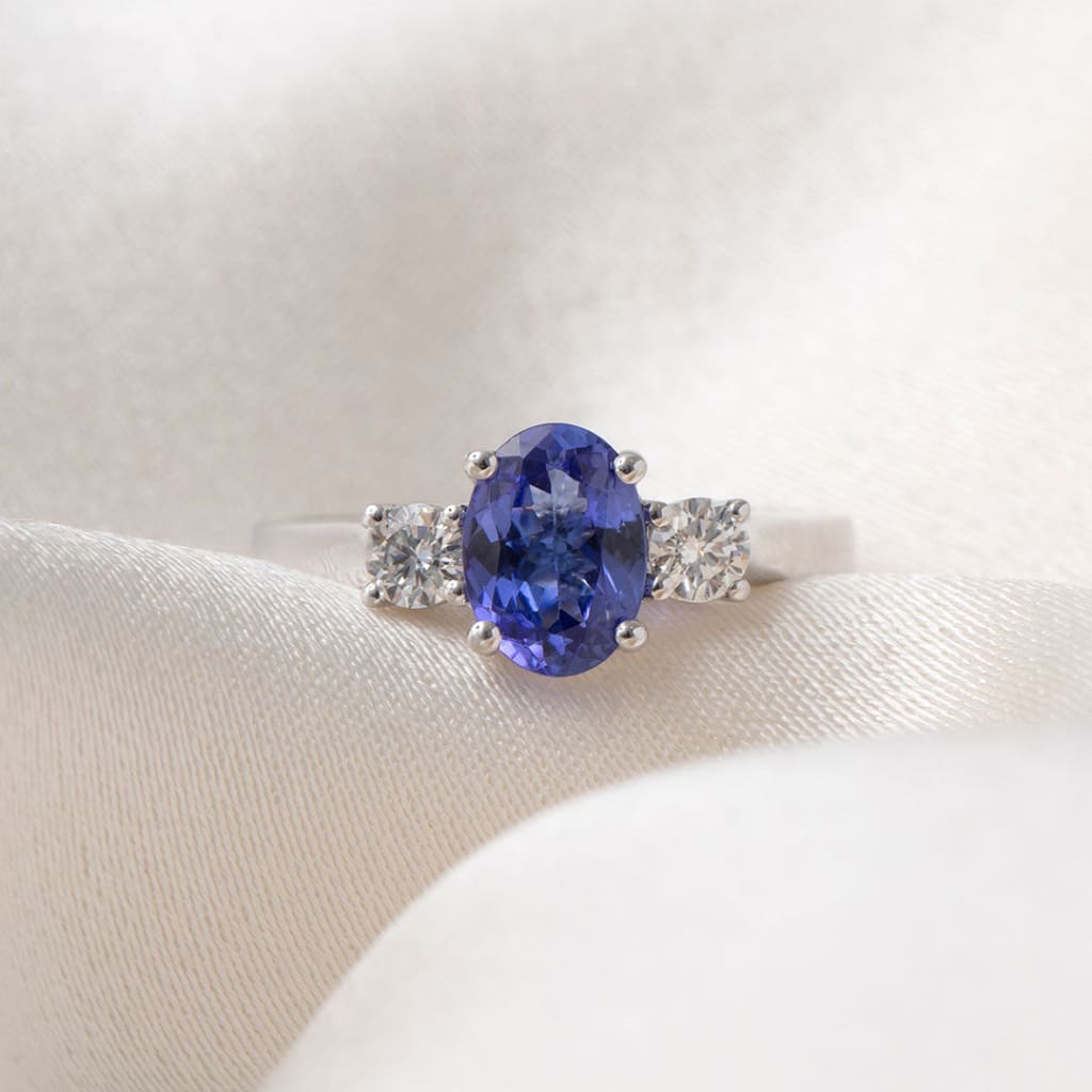 MIDNIGHT | Tanzanite Diamond Ring - Rings