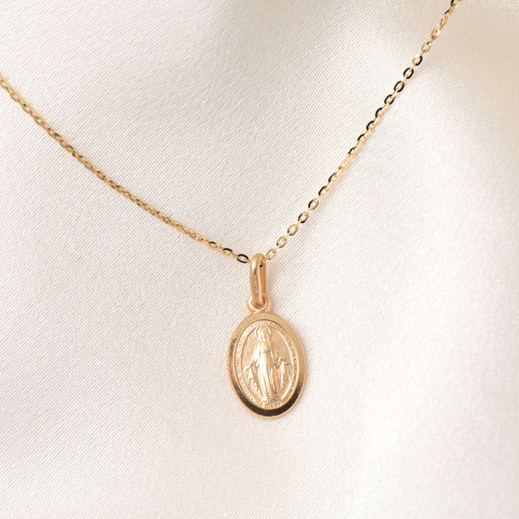 Miraculous Medal - Small | 9ct Gold - Necklace