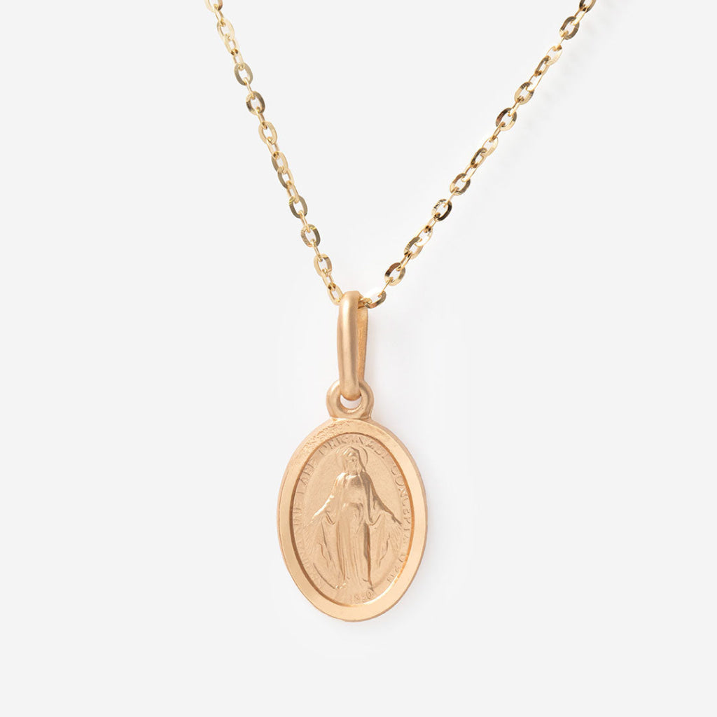 Miraculous Medal - Small | 9ct Gold - Necklace
