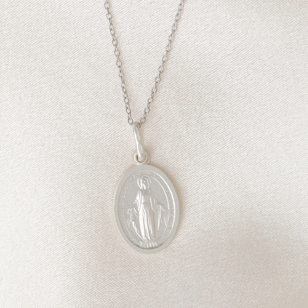 Miraculous Medal Small | Sterling Silver - Necklace