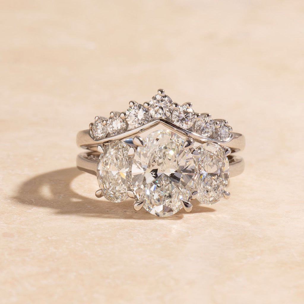 MONA - Platinum 0.50ct | Diamond Wedding Ring Rings