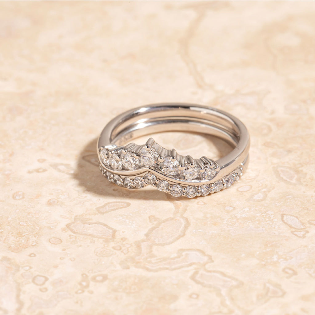 MONA - Platinum 0.50ct | Diamond Wedding Ring Rings