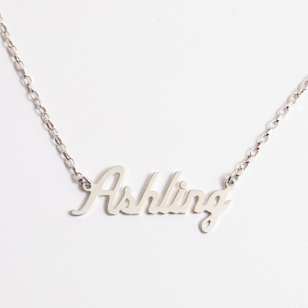  Sterling Silver Name Necklace