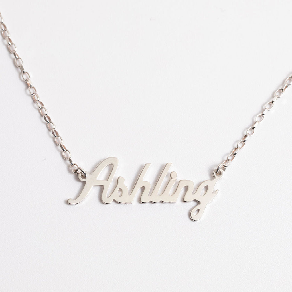 Sterling Silver Name Necklace