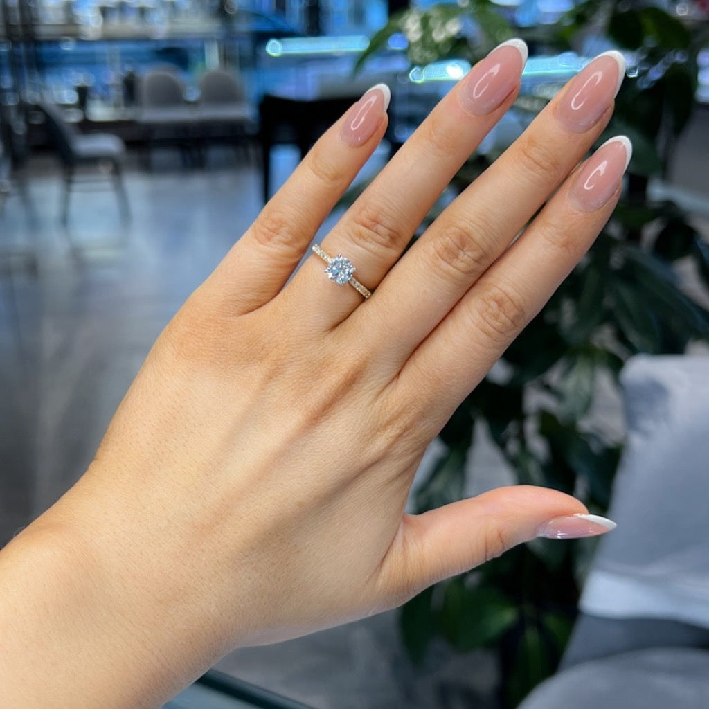 Nessa 1.20ct | Lab Grown Diamond Engagement Ring - Hand Photo