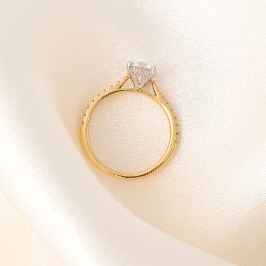 NESSA 1.20ct | Round Solitaire Lab Diamond Set in 18ct Gold