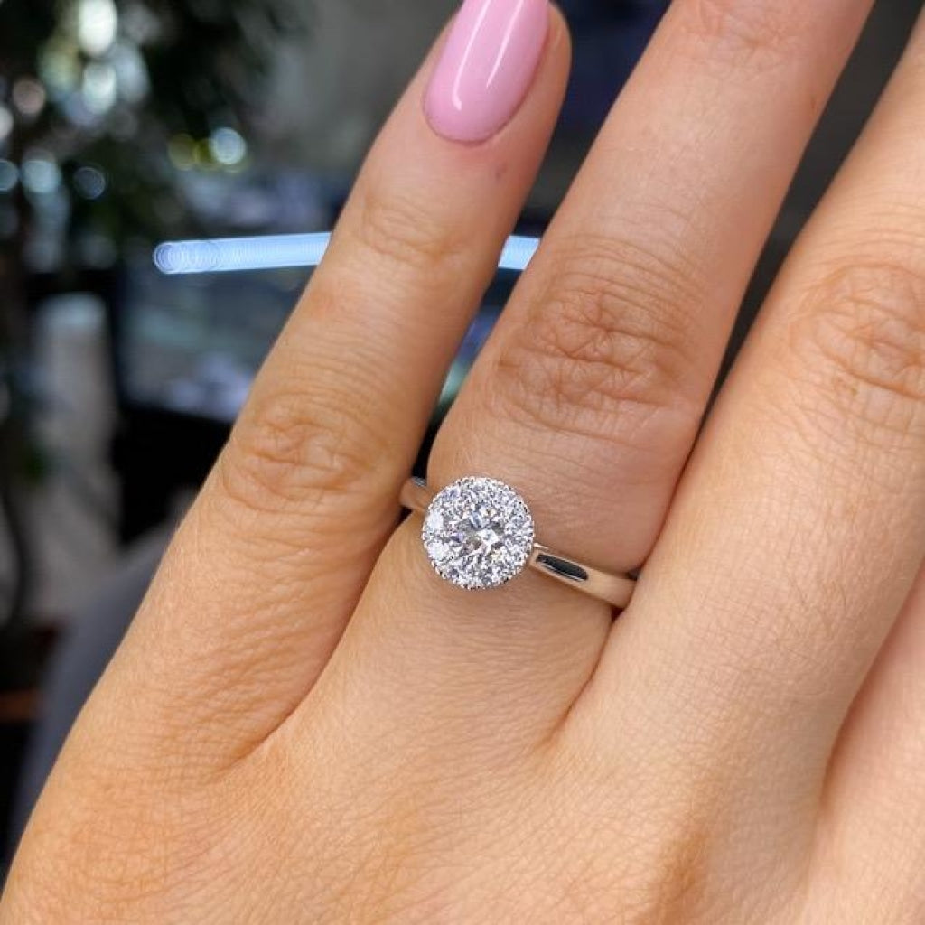 ORBIT 18ct White Gold | Diamond Engagement Ring - Rings