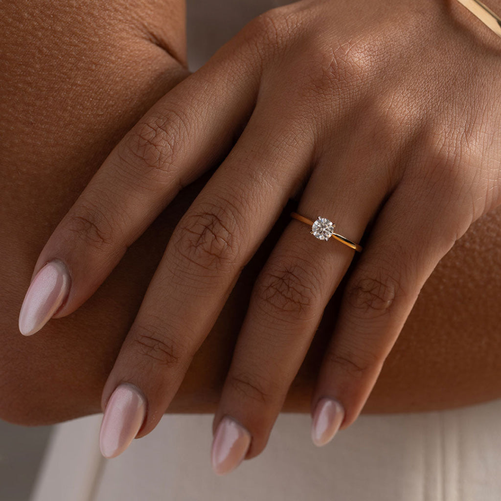 ORCHID 0.50ct | Round Solitaire Diamond Engagement Ring