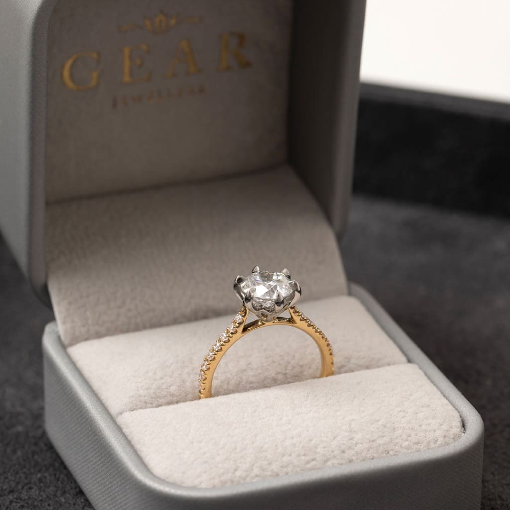 ORION 1.70ct | Round Solitaire Lab Diamond Set in 18ct Gold