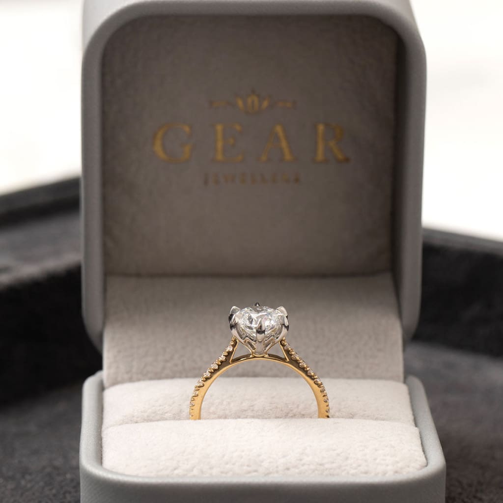 ORION 1.70ct | Round Solitaire Lab Diamond Set in 18ct Gold