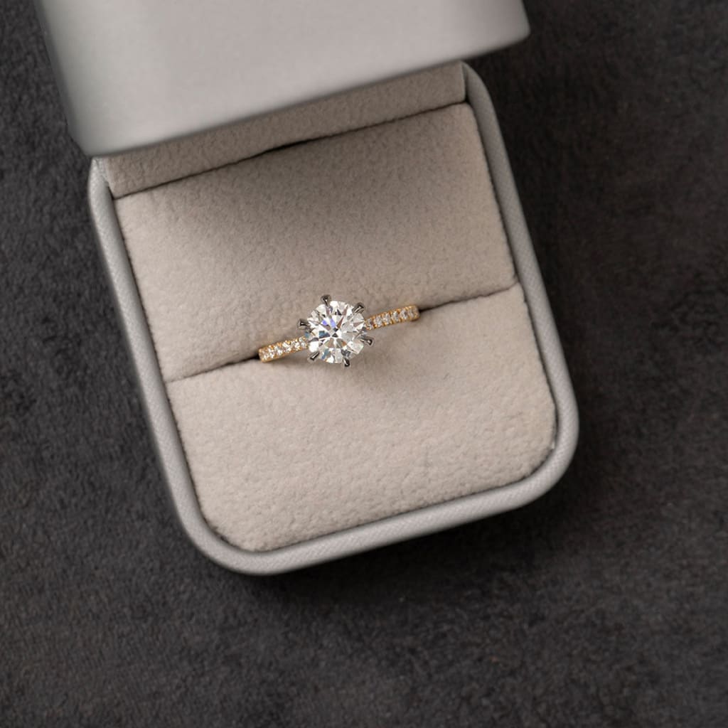 ORION 1.70ct | Round Solitaire Lab Diamond Set in 18ct Gold