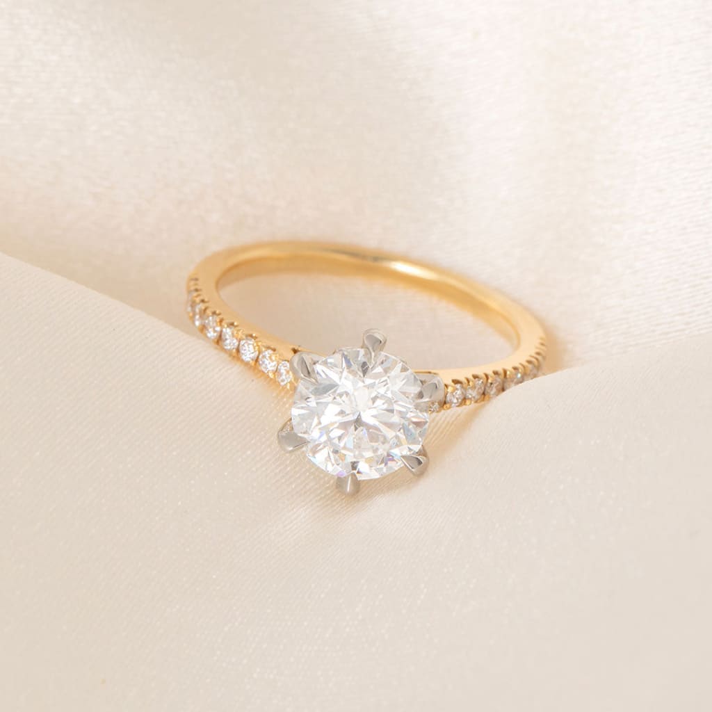 ORION 1.70ct | Round Solitaire Lab Diamond Set in 18ct Gold