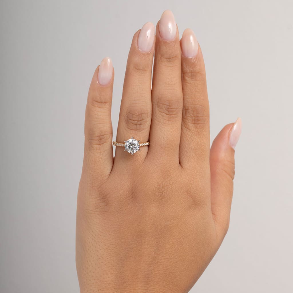 ORION 1.70ct | Round Solitaire Lab Diamond Set in 18ct Gold