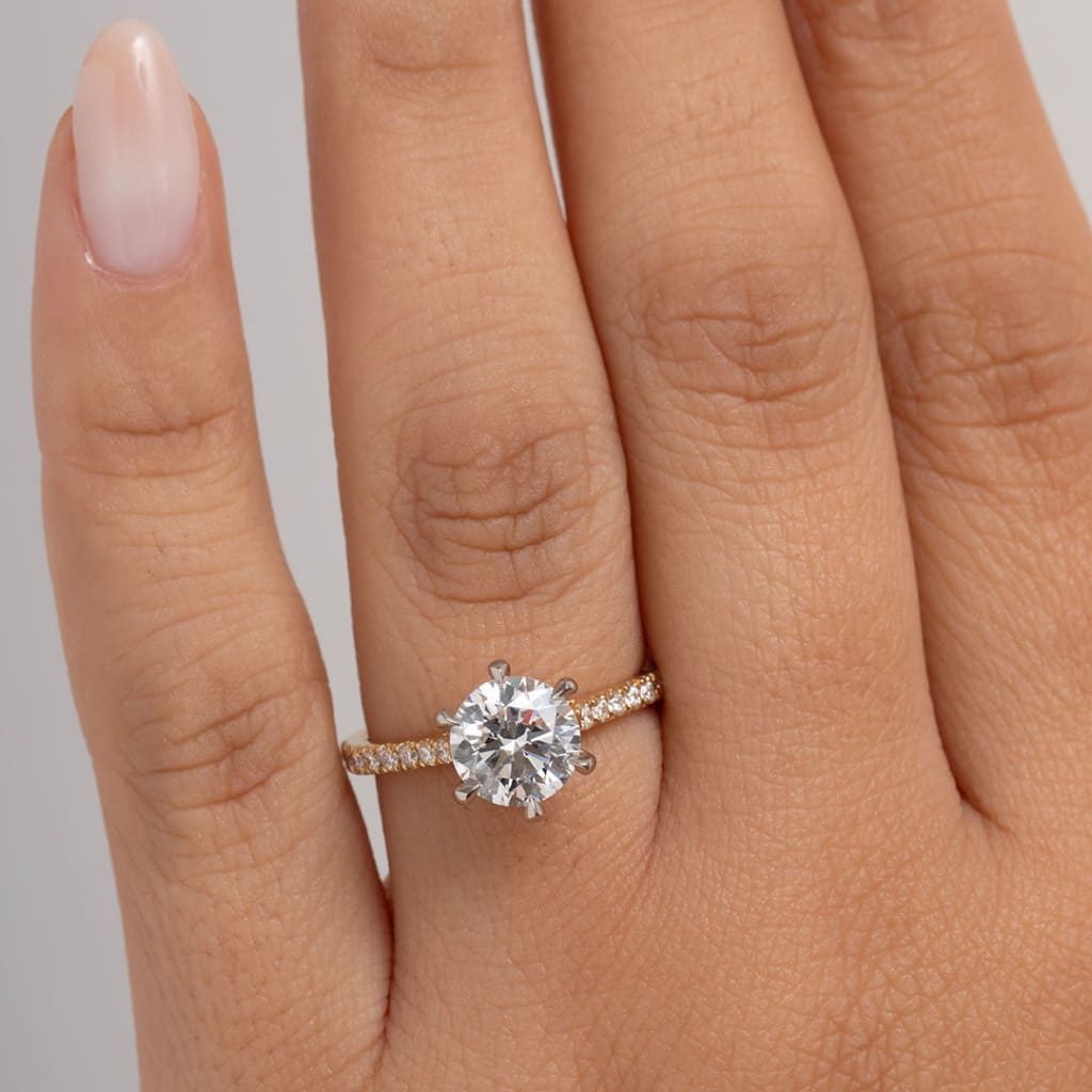 ORION 1.70ct | Round Solitaire Lab Diamond Set in 18ct Gold