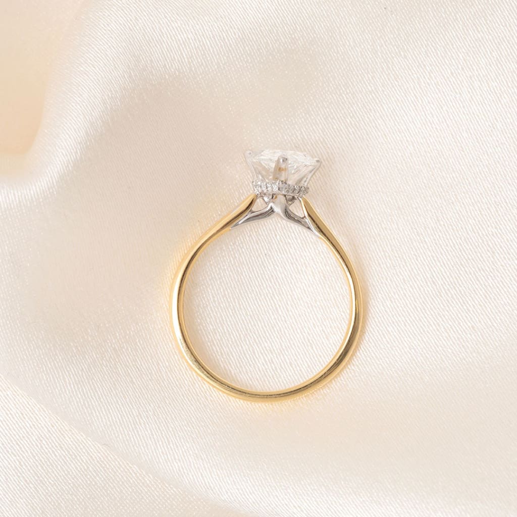 OSAKA 2.00ct | Pear Solitaire Lab Diamond Set in 18ct Gold