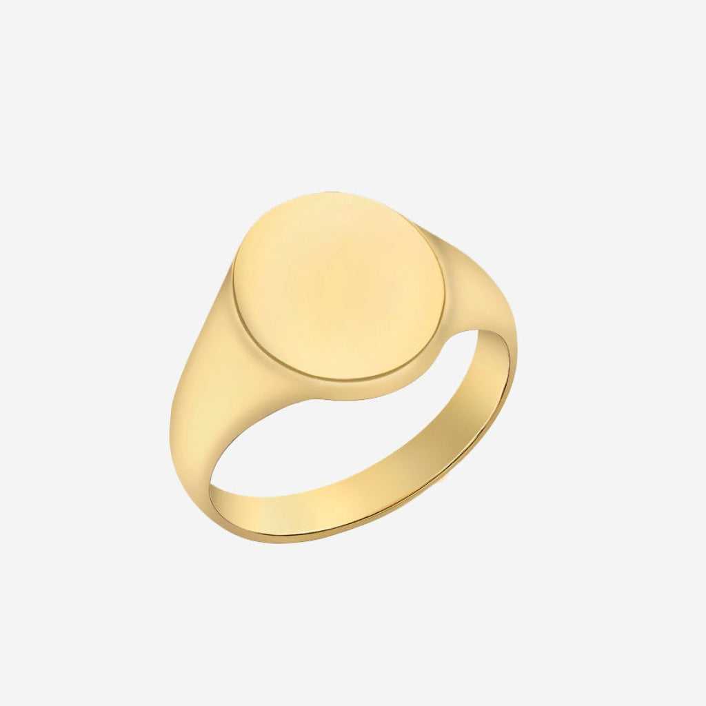 Oval Signet Ring | 9ct Gold