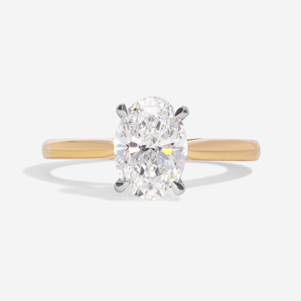 Paris 1.20ct gold oval solitaire diamond engagement ring Dublin