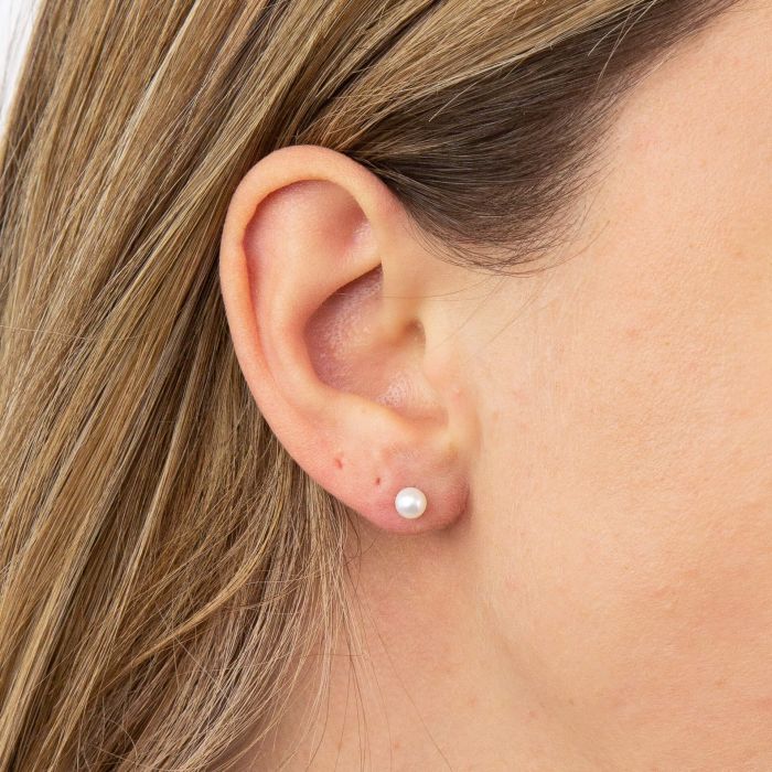 Pearl Stud Earrings - 4.5MM | 9ct Gold - Earrings