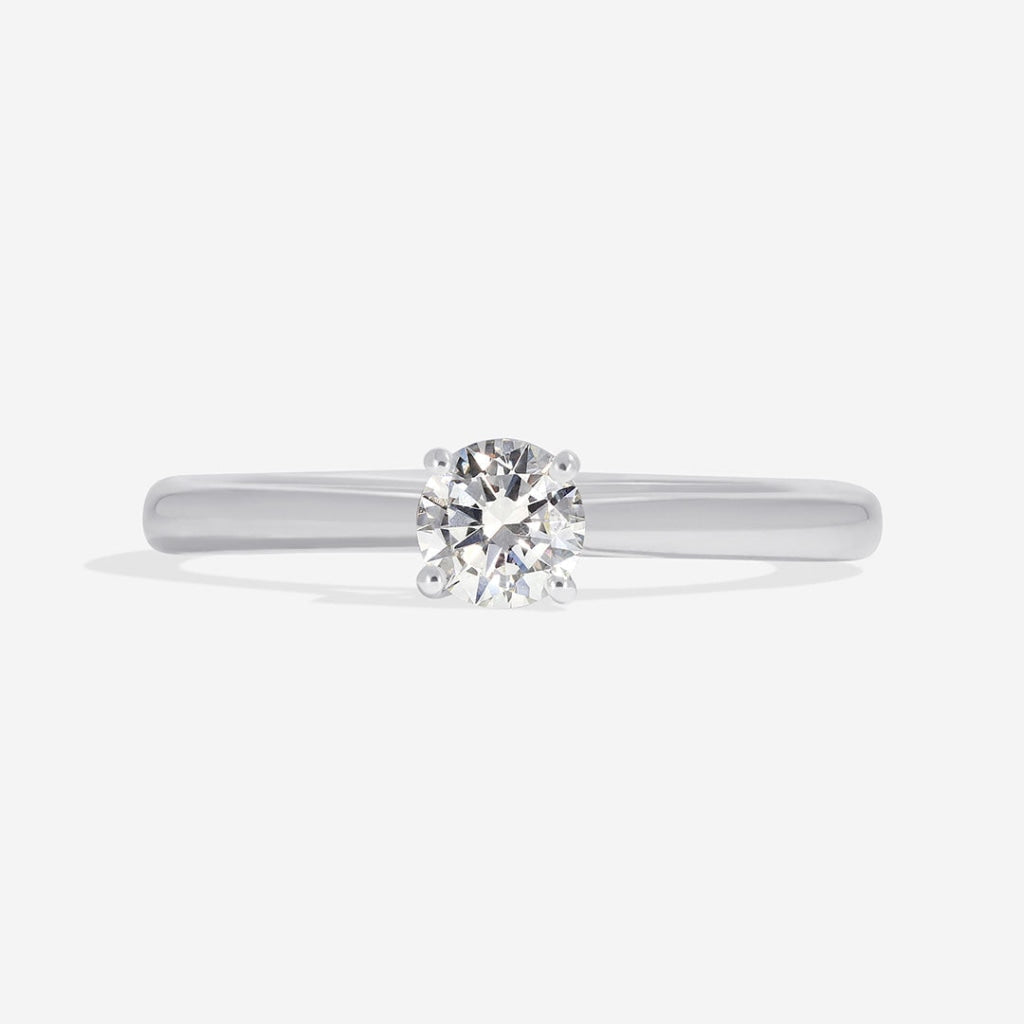 Persian - Platinum 4 Claw Diamond Engagment Ring