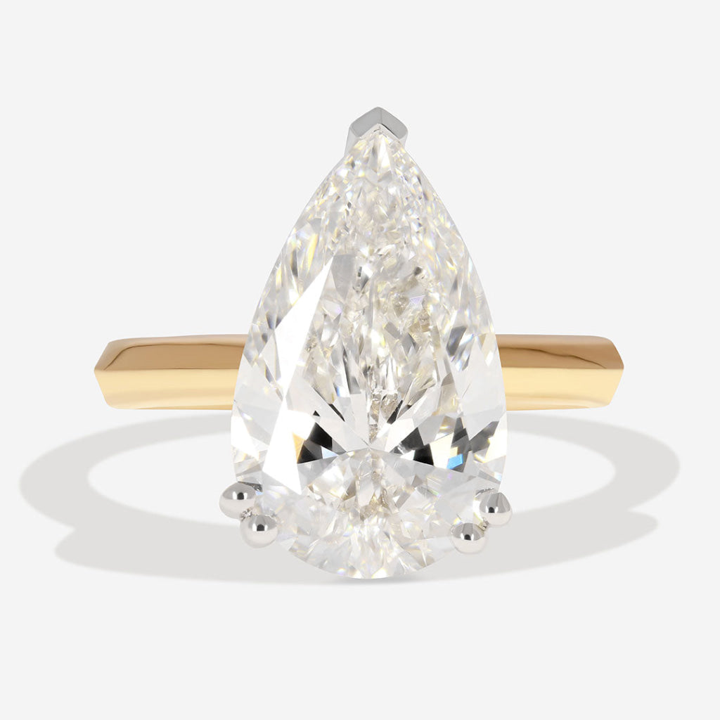 POSITANO 5ct | Pear Solitaire Lab Grown Diamond Engagement