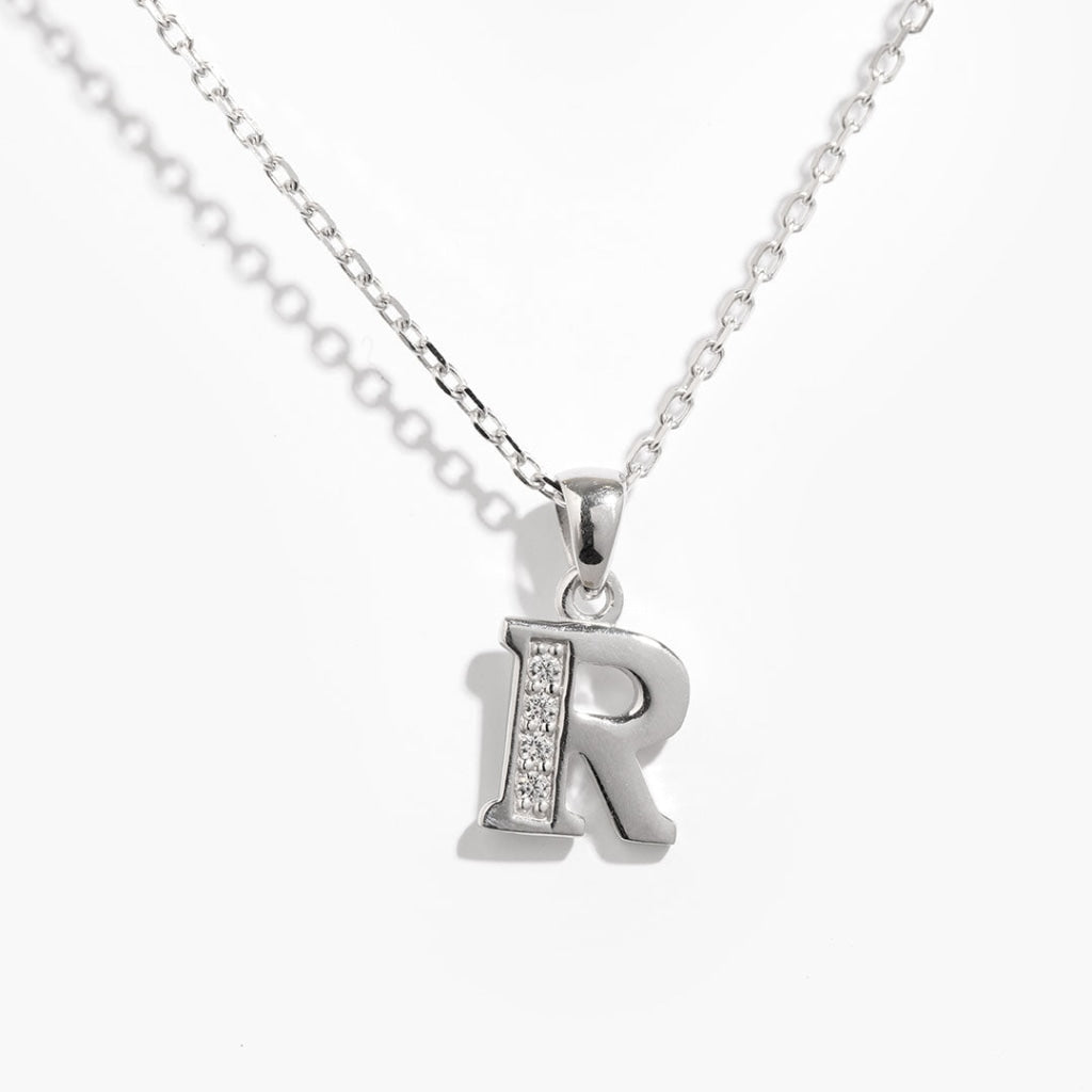 R Sterling Silver