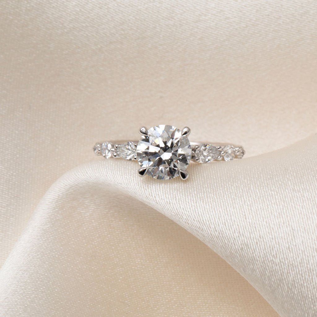 Rebecca | Round Solitaire Lab Grown Diamond Engagement Ring
