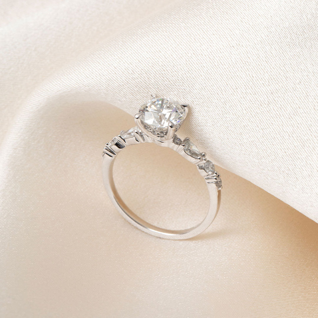 Rebecca | Round Solitaire Lab Grown Diamond Engagement Ring
