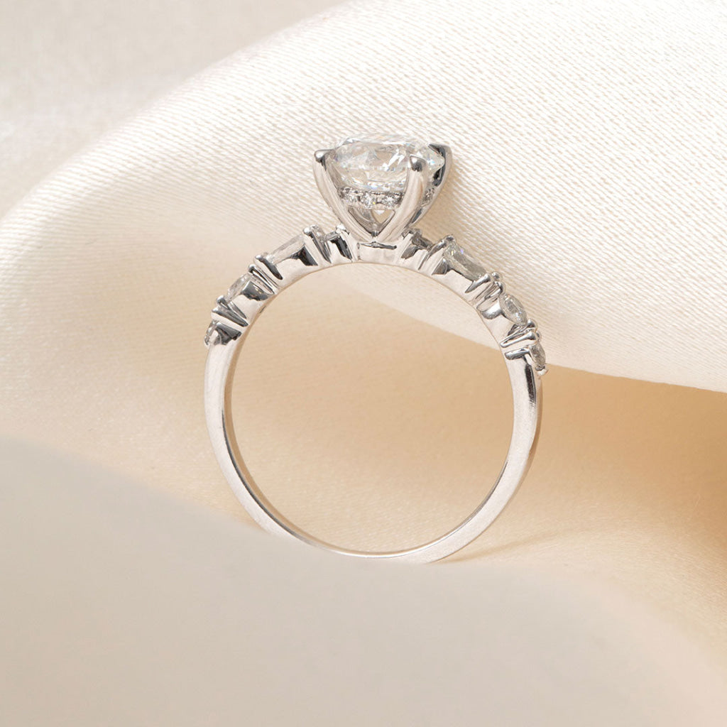 Rebecca | Round Solitaire Lab Grown Diamond Engagement Ring