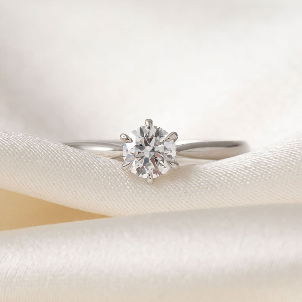 REGAL 0.50ct | Round Solitaire Natural Diamond Set